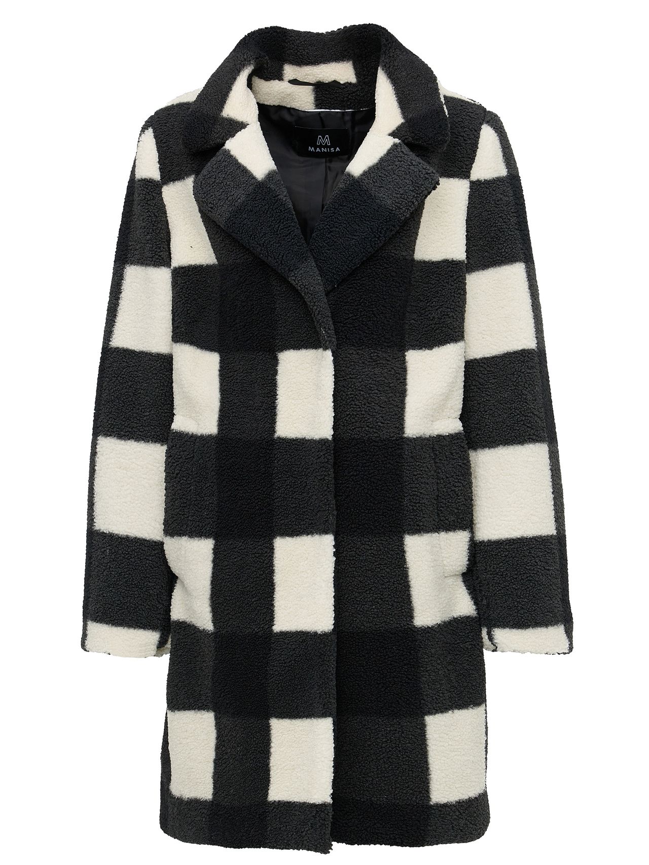 Kunstpelzmantel Karo
