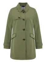 Longtrenchjacke mit Koller