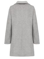 Wollmantel Fischgrat