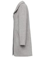 Wollmantel Fischgrat